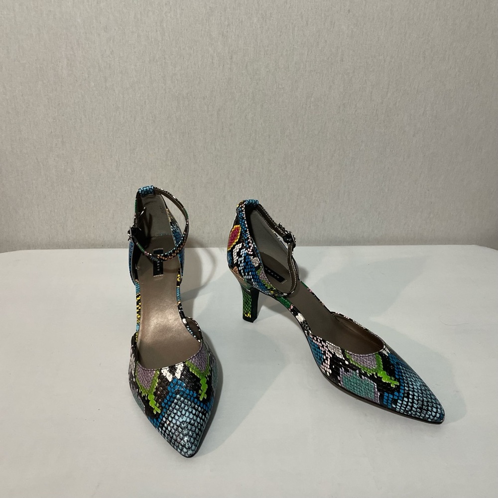 Array Pointed-Toe Ankle-Strap Pumps , Size 9.5 W … - image 4